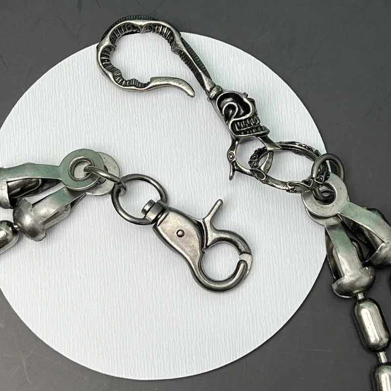 Jewelry Clamp Skeleton Beads Biker Chain Size ONE SIZE - 4 Thumbnail