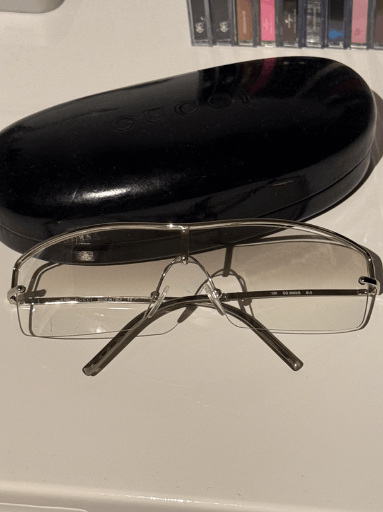 Gucci Gucci Sunglasses GG2683 Silver Vintage Tom Ford Rare Iconic Size ONE SIZE - 2 Thumbnail