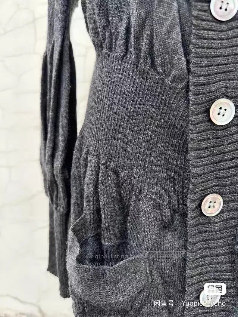 Comme des Garcons Comme des Garcons Wool Knit Sweater Cardigan Dress Size S / US 4 / IT 40 - 6 Thumbnail