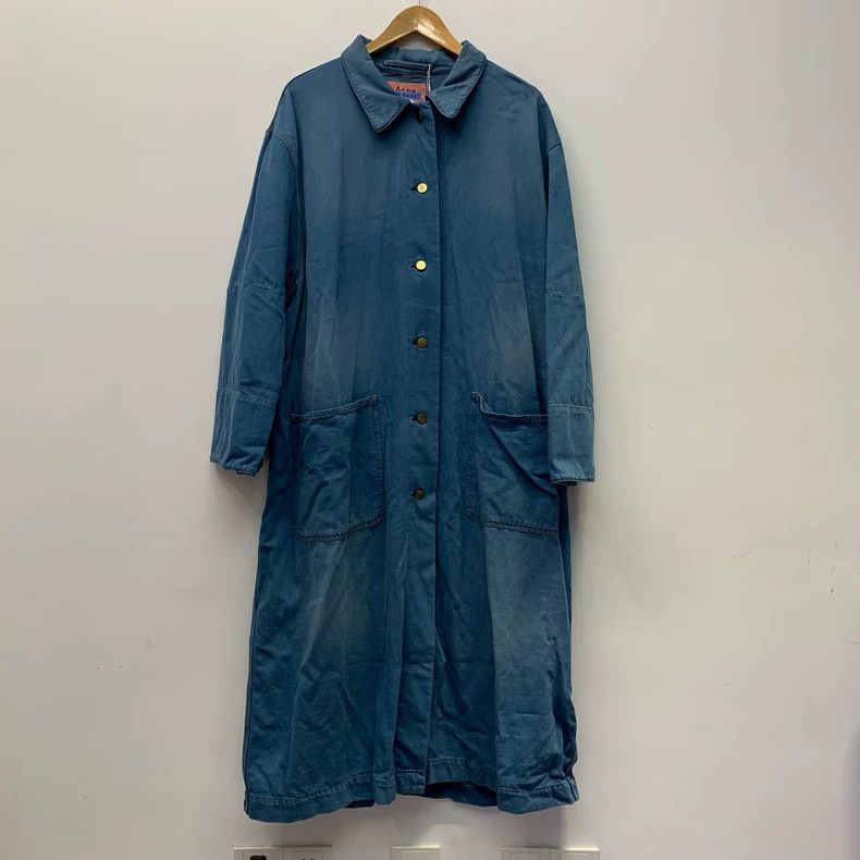 Acne Studios acne studios size:36 Denim long coat 2504-Nextarrow Size US S / EU 44-46 / 1 - 1 Thumbnail