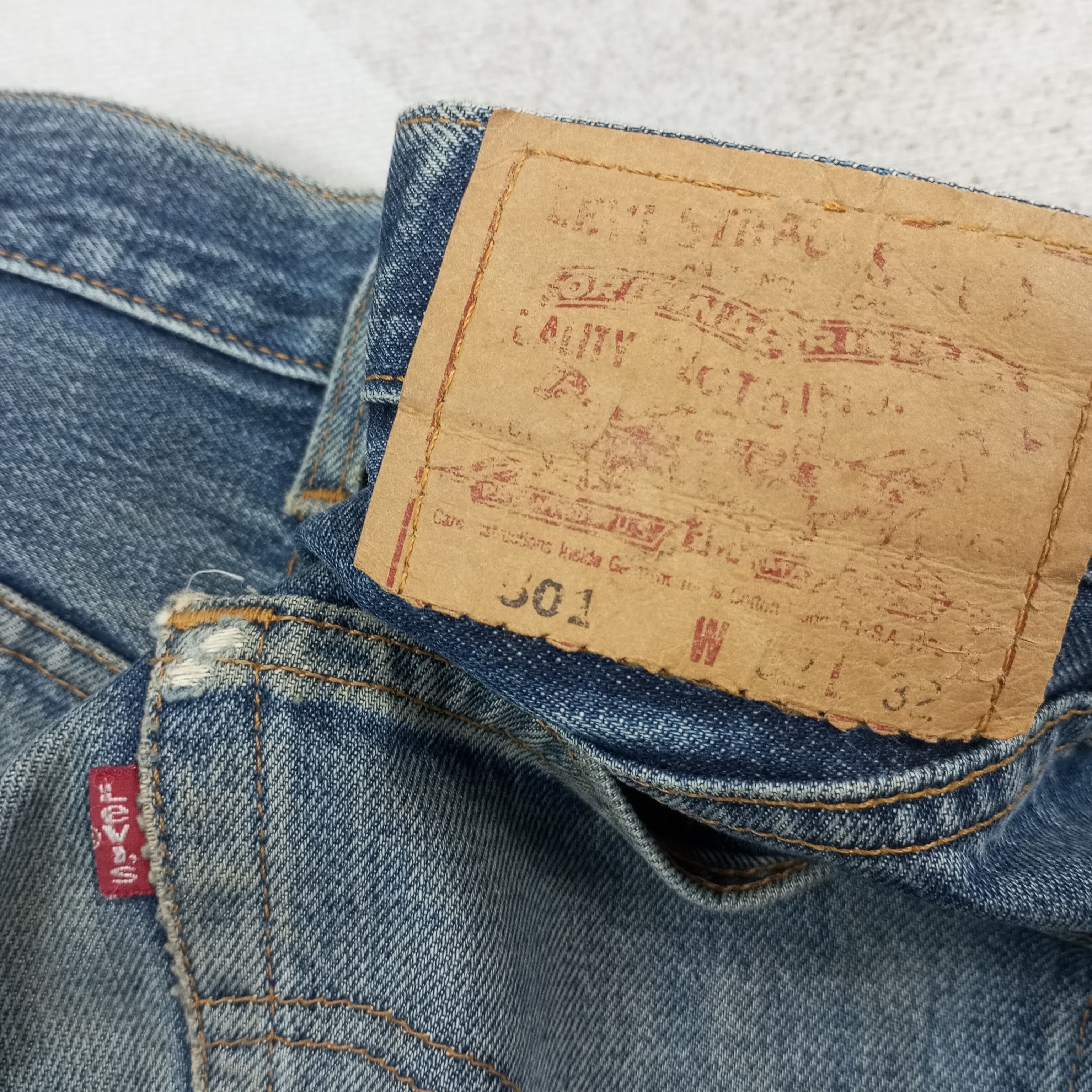Levi's Levis 501 Streetwear Distressed Jeans c235n18 Size US 30 / EU 46 - 17 Thumbnail
