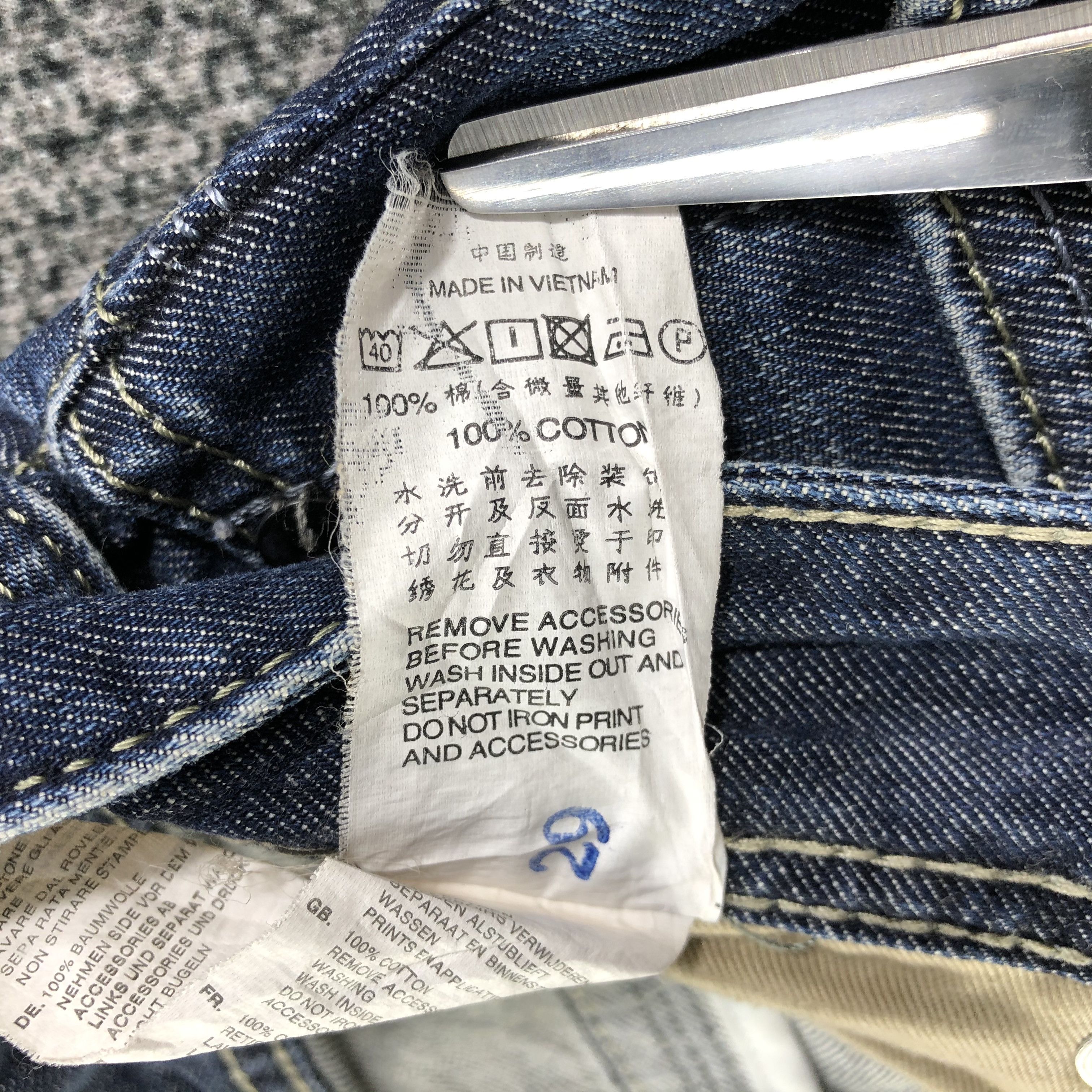 G-Star G Star Raw Jeans Faded Blue Denim KJ1534 Size US 30 / EU 46 - 13 Thumbnail