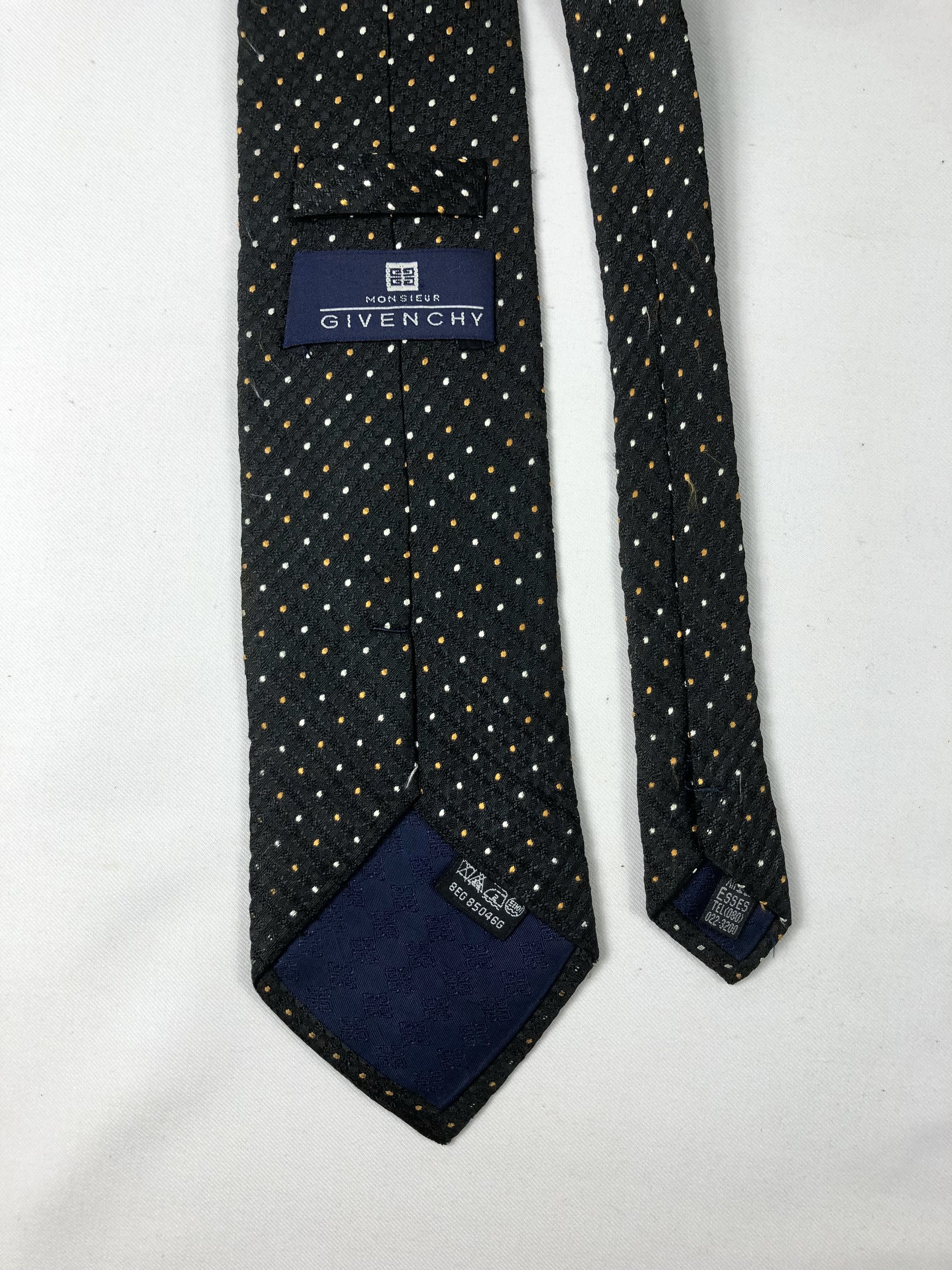 Givenchy Rare Monsieur Givenchy Silk Tie Size ONE SIZE - 4 Thumbnail