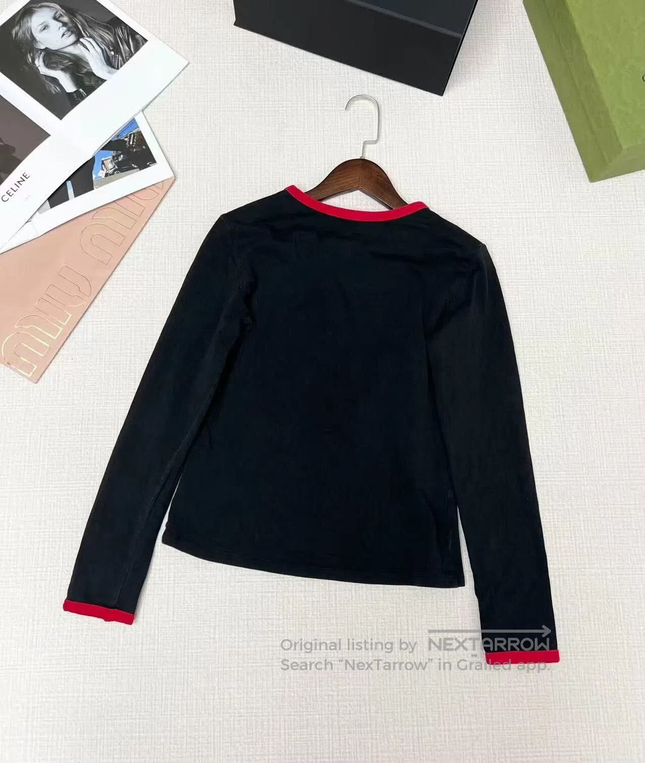 Celine Celine Vintage Long Sleeve T-Shirt. Size M / US 6-8 / IT 42-44 - 3 Thumbnail