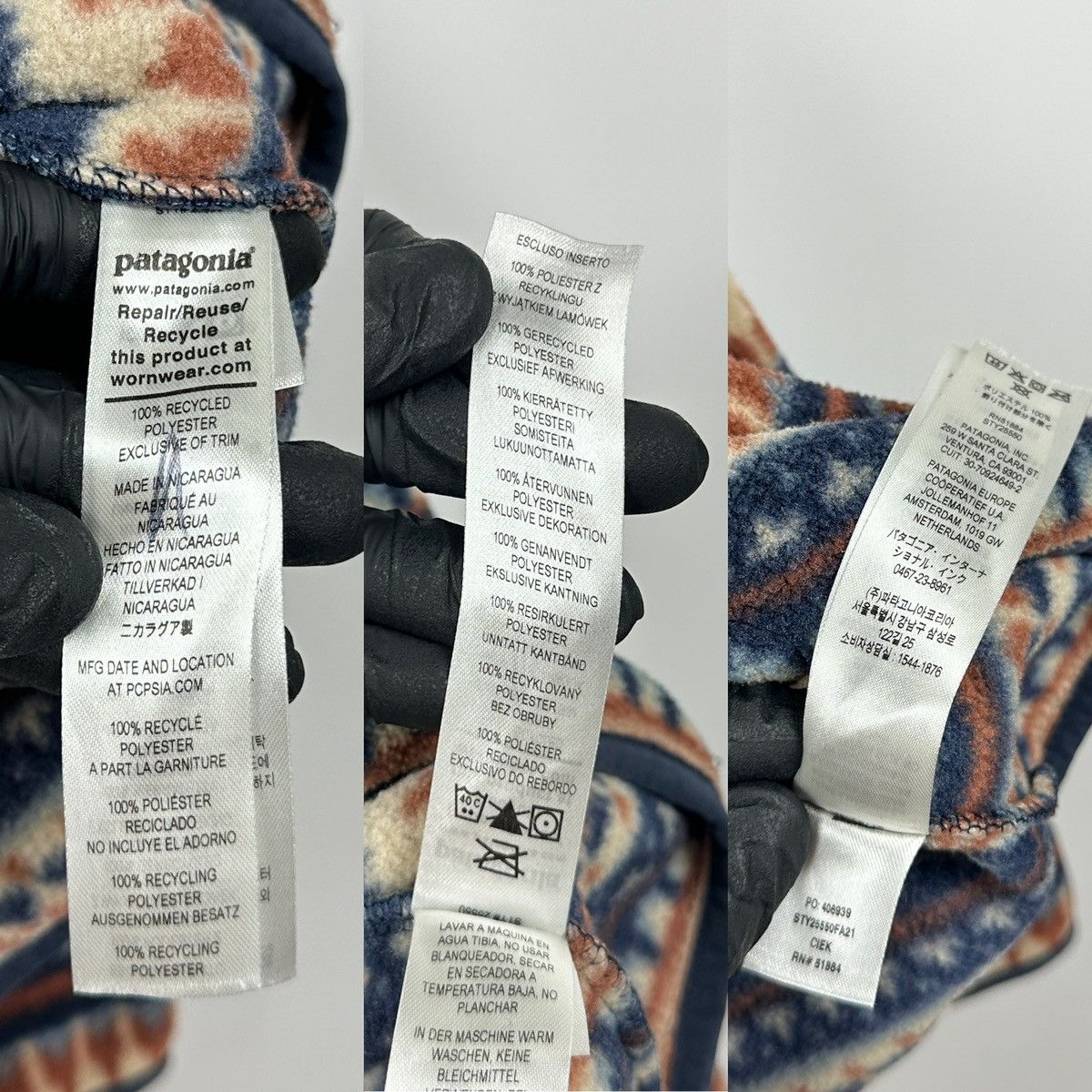 Patagonia Patagonia Synchilla Snap-T Aztec Fleece Pullover Size US S / EU 44-46 / 1 - 22 Thumbnail