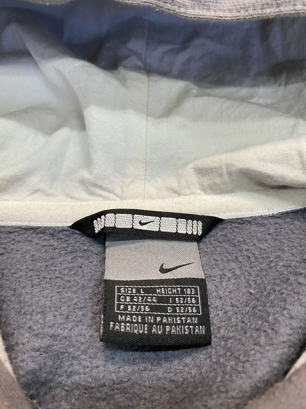 Nike × Vintage NIKE VINTAGE Y2K SWOOSH ARCHIVE HOODIE Size US L / EU 52-54 / 3 - 6 Thumbnail