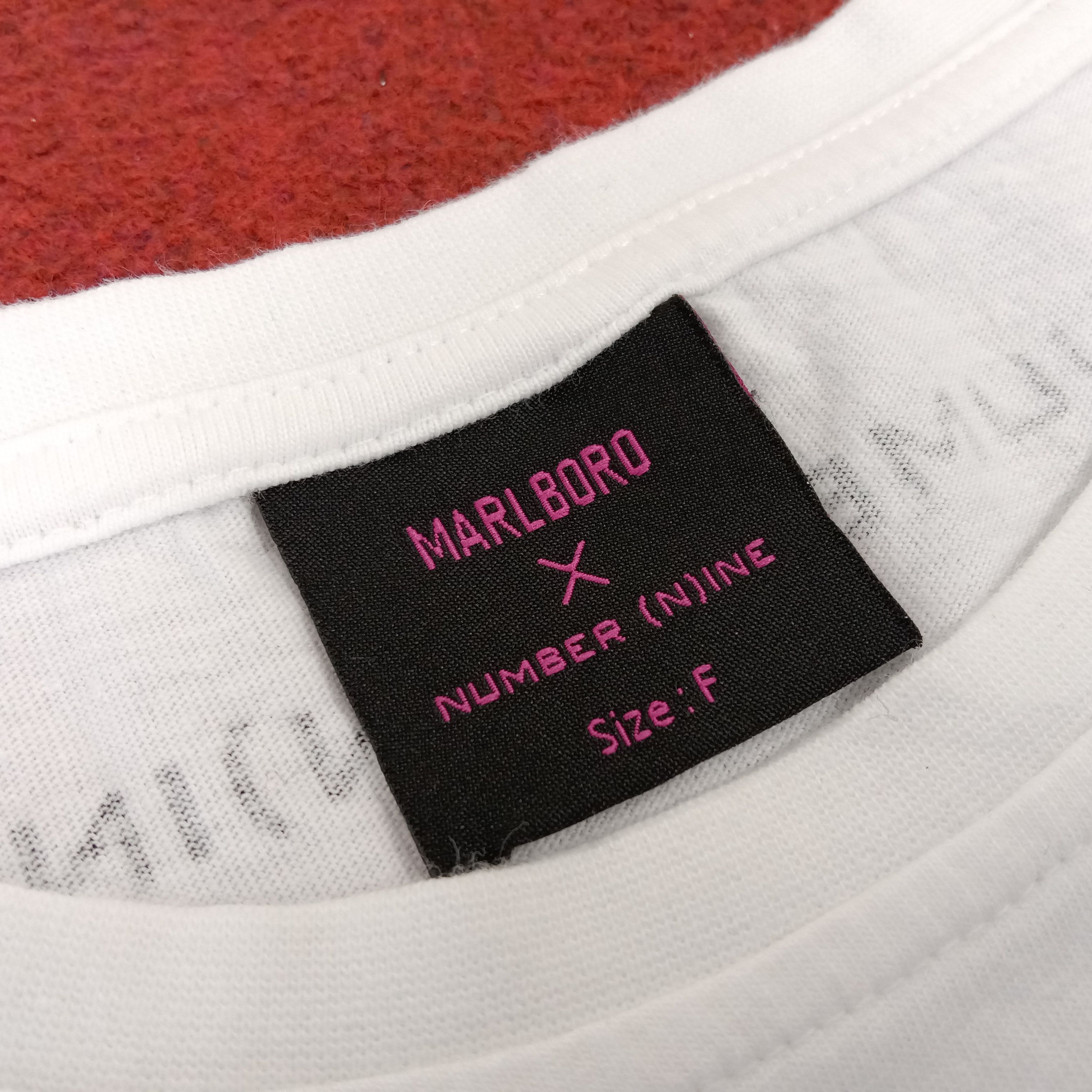 Marlboro × Number (N)ine × Vintage Number Nine X Marlboro Japanese Brand Streetwear Tshirt Size US M / EU 48-50 / 2 - 6 Thumbnail