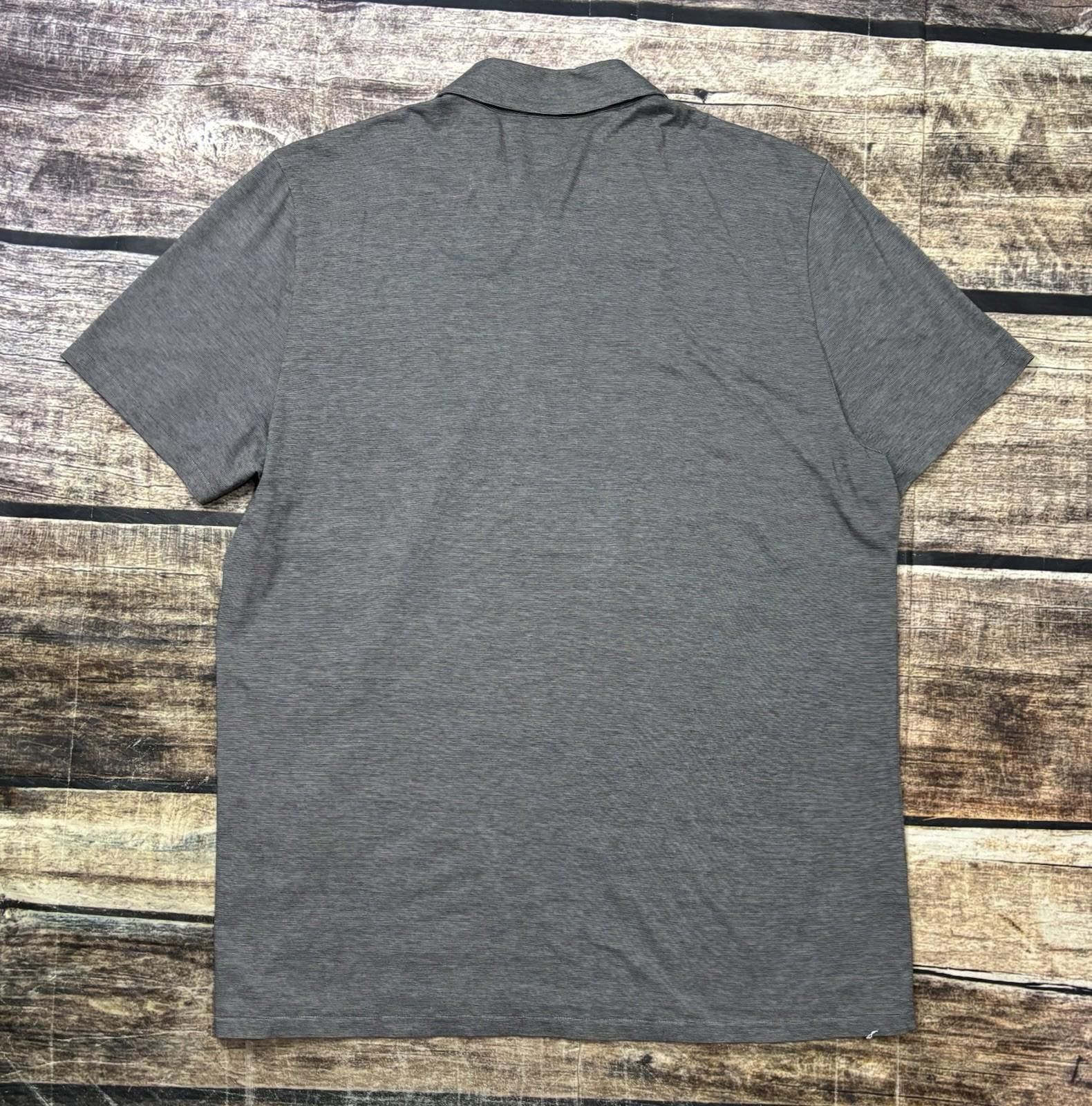 Vince Vince Polo Shirt Mens XL Pima Cotton Gray Short Sleeve Size US XL / EU 56 / 4 - 3 Thumbnail