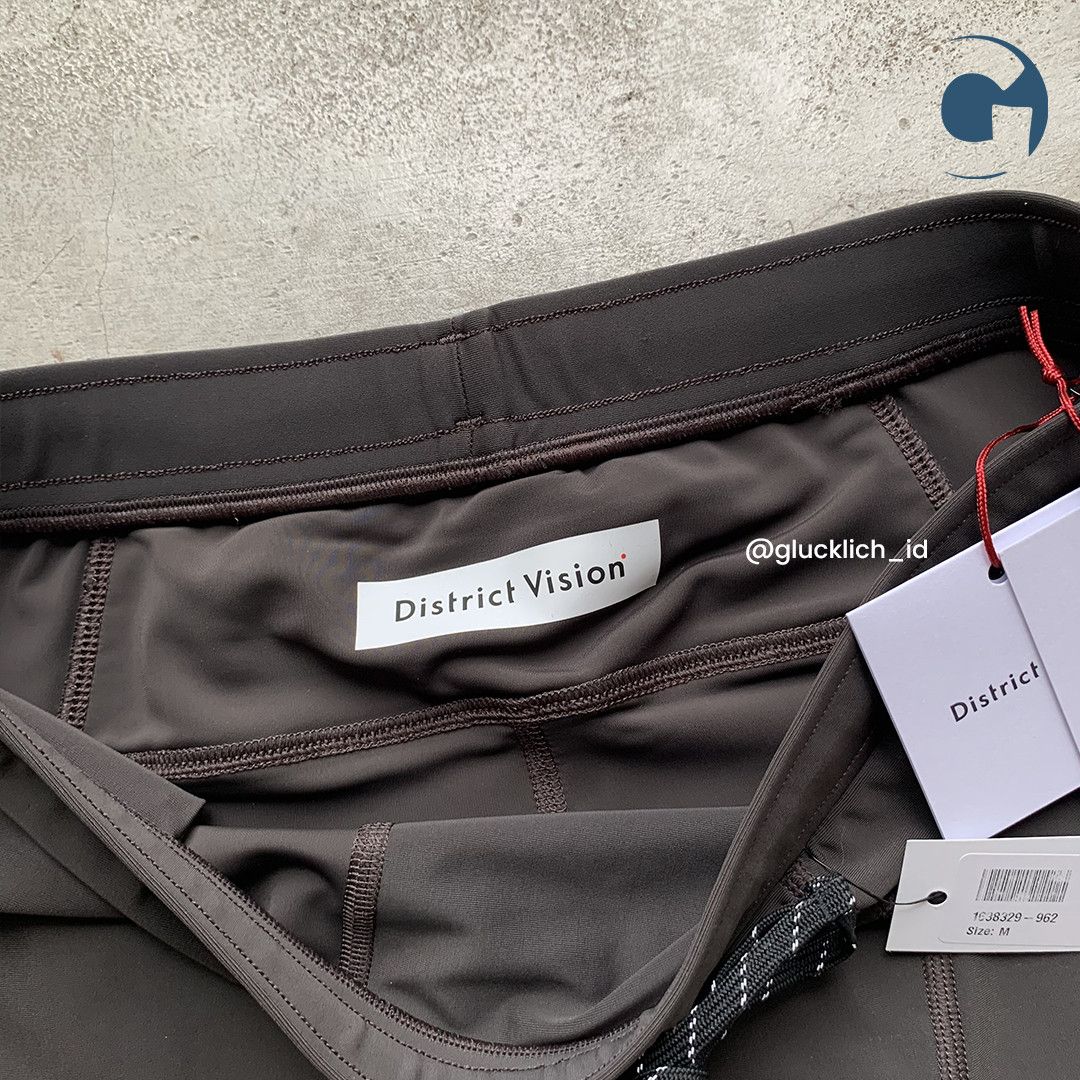 District Vision District Vision, 9in Recycled Half Tights in Slate Brown Size US 32 / EU 48 - 6 Thumbnail
