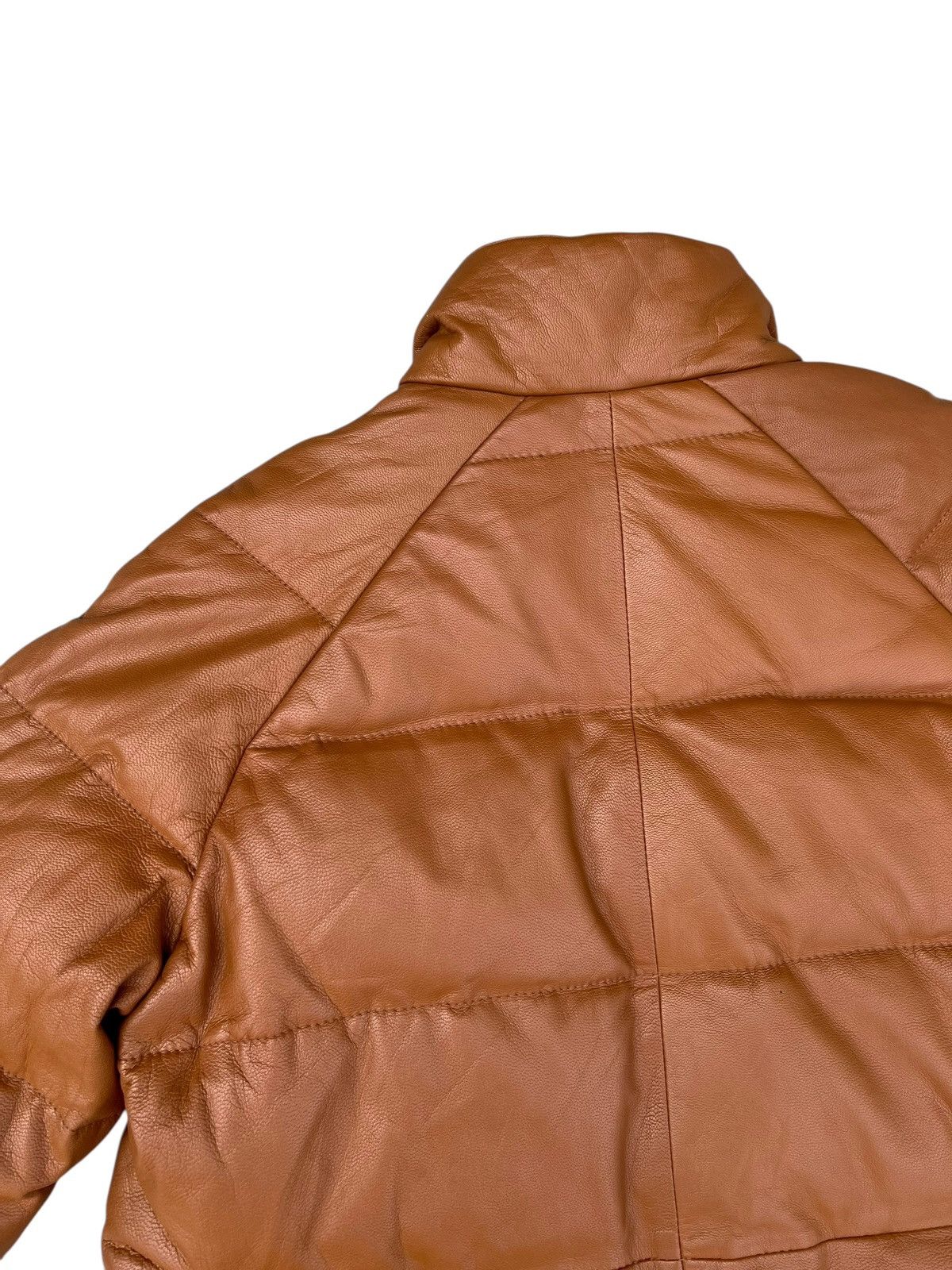JACKROSE Jackrose Goatskin Leather Down Feather Puffer Jacket Size US M / EU 48-50 / 2 - 21 Thumbnail