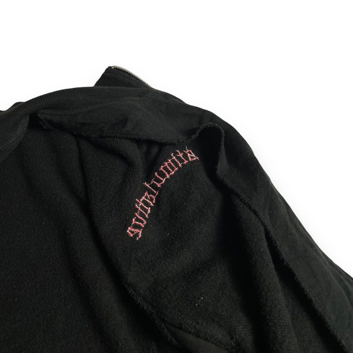 If Six Was Nine × Japanese Brand × Le Grande Bleu (L.G.B.) 🇯🇵 SLASH NUMBER SEDITIONARIES PUNK FULL ZIP SWEATER JACKET Size US M / EU 48-50 / 2 - 10 Thumbnail