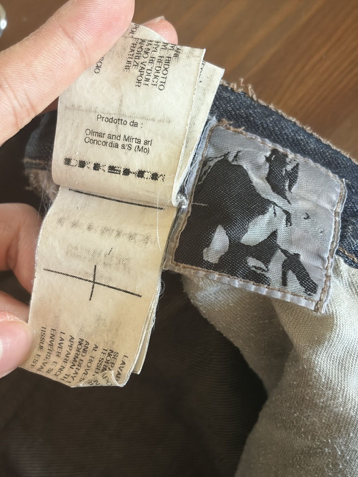 Rick Owens Drkshdw SS12 NASKA DETROIT DNA Dust Dark Mud Wash Blue Black Size US 28 / EU 44 - 7 Thumbnail
