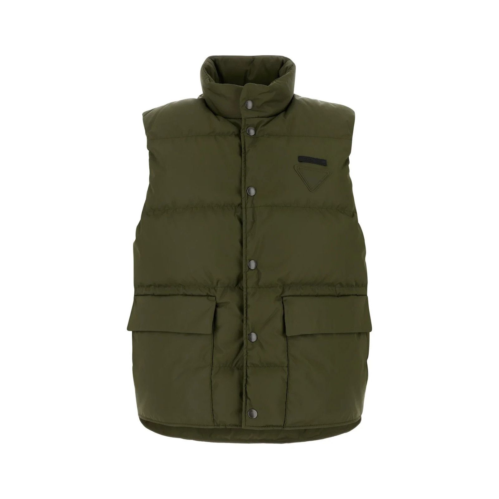 Prada PRADA Army Green Re-Nylon Sleevless Down Jacket New & Authen Size US M / EU 48-50 / 2 - 1 Thumbnail