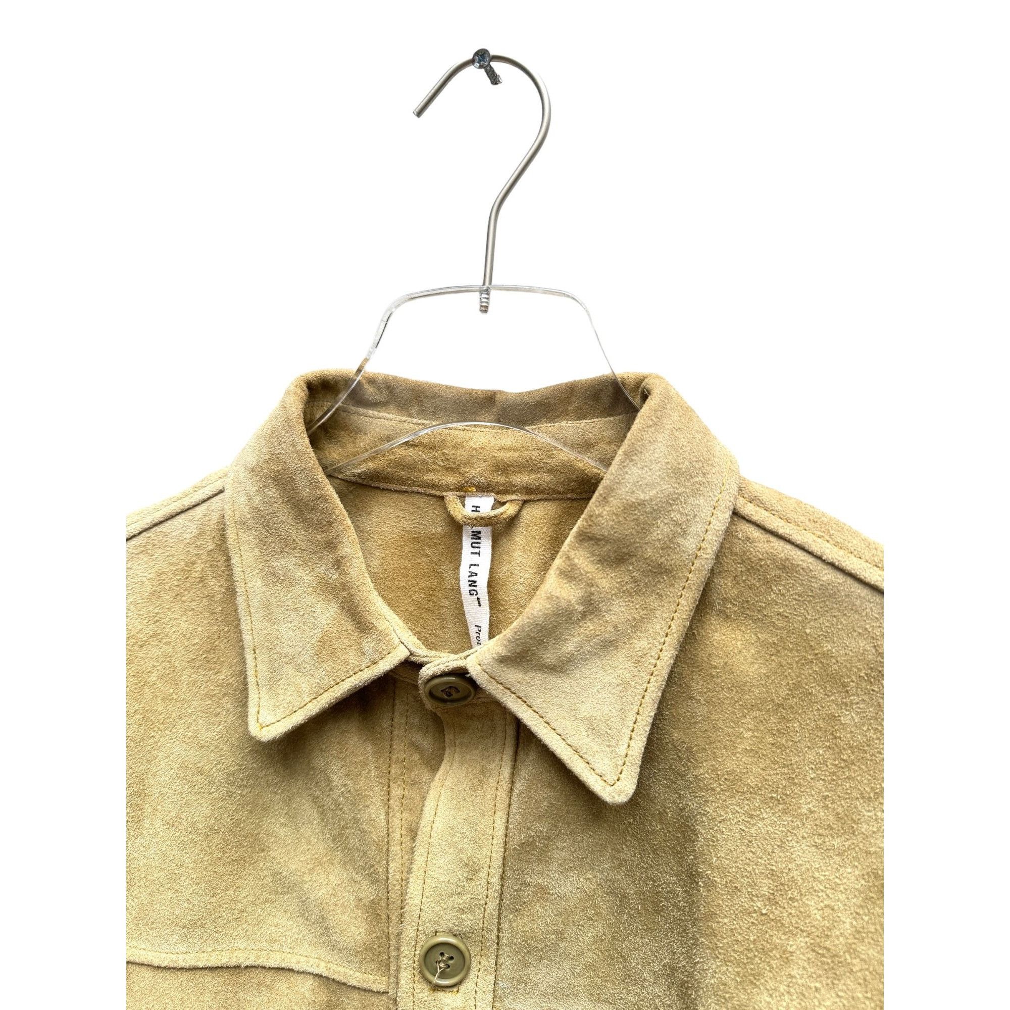 Helmut Lang SS 1997 Beige Suede Jacket Size US M / EU 48-50 / 2 - 4 Thumbnail