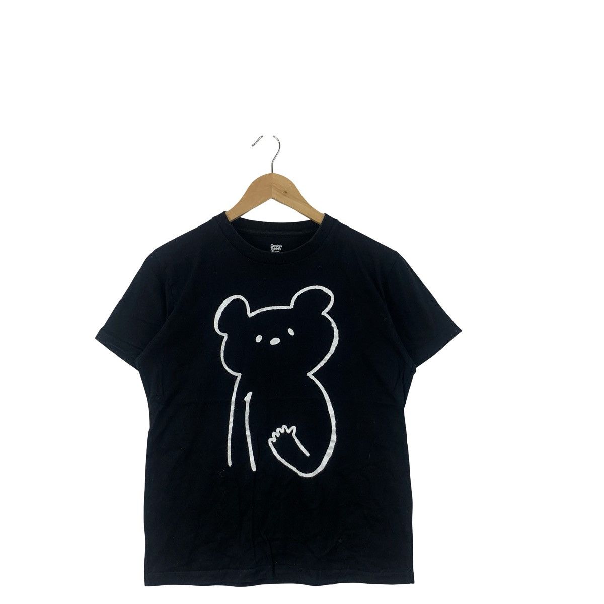Other DESIGN BEAR CUTE Minimalist Graphic Tee Outline Character Size S / US 4 / IT 40 - 5 Thumbnail