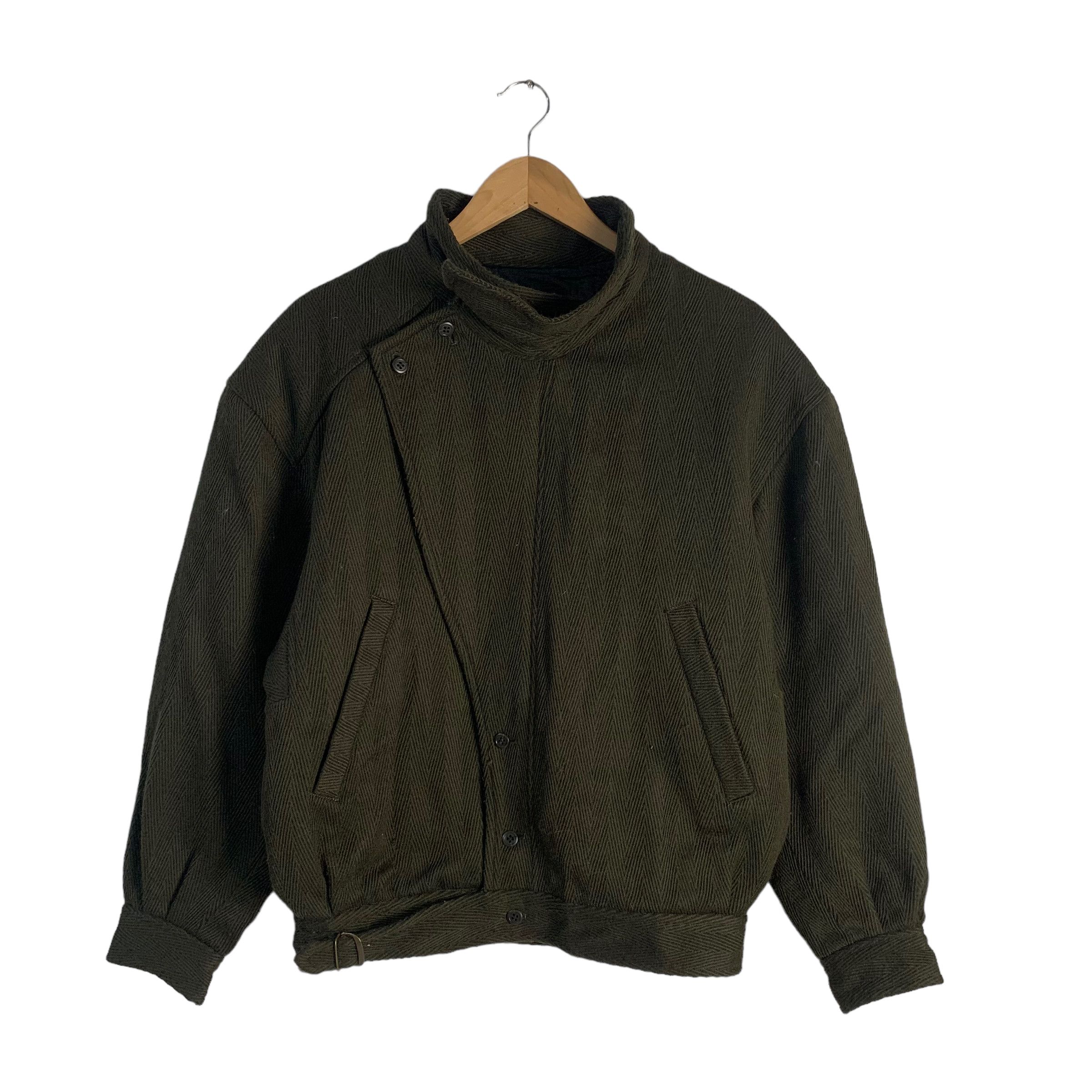 image of Issey Miyake x Tete Homme Jacket in Green, Men's (Size Large)