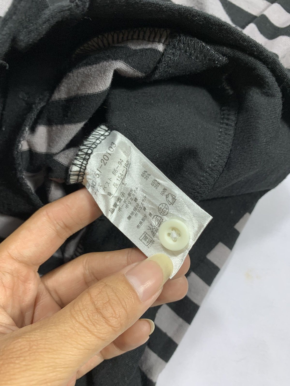 If Six Was Nine Theoria Striped Double Layers Long Slevee Size US M / EU 48-50 / 2 - 4 Thumbnail