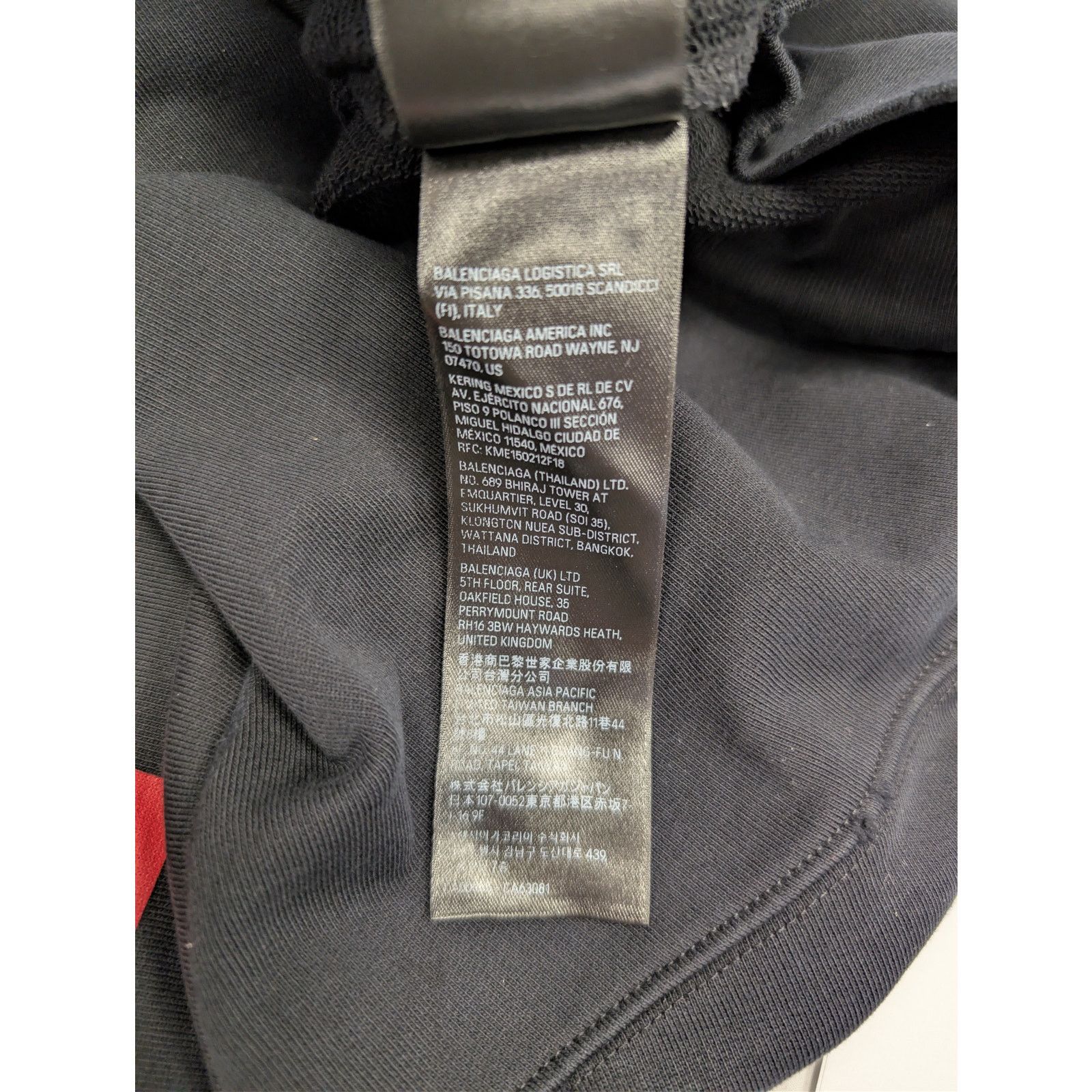 Balenciaga o1rshd1 Top League Round Hoodie in Black Size US M / EU 48-50 / 2 - 19 Thumbnail