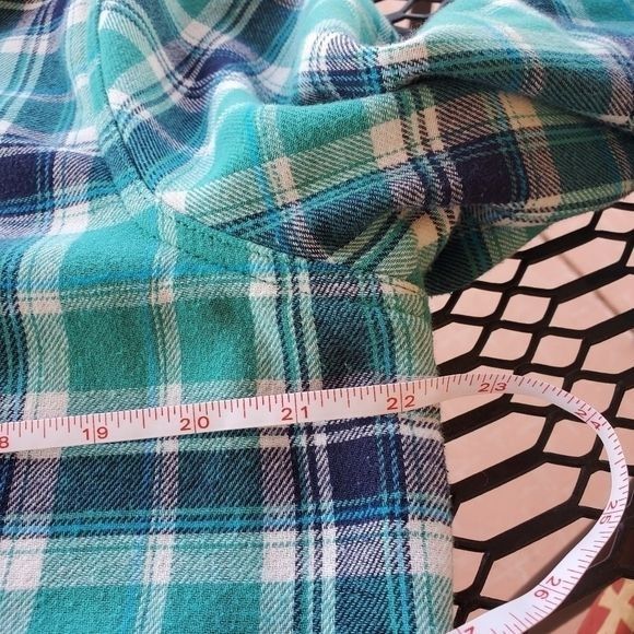 Orvis Orvis Green Plaid Flannel & Fleece Lined Snap LS Sz. L Shack Size L / US 10 / IT 46 - 7 Thumbnail