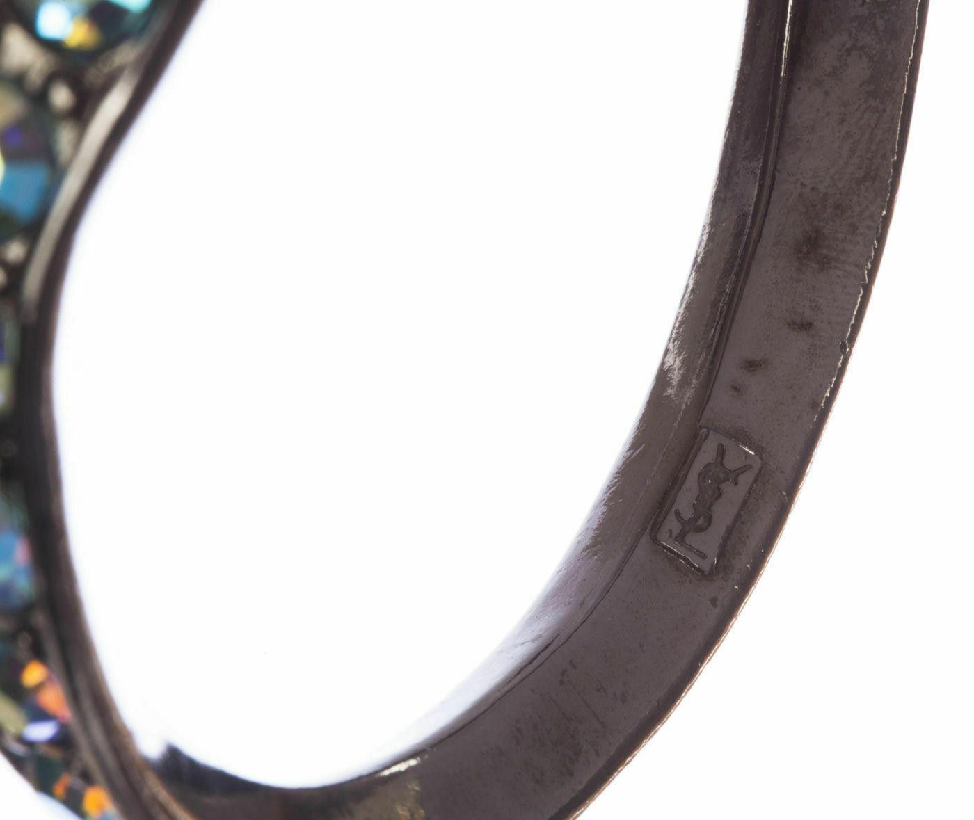 Yves Saint Laurent Yves Saint Laurent Aurora Borealis Rhinestone Bangle Size ONE SIZE - 5 Thumbnail