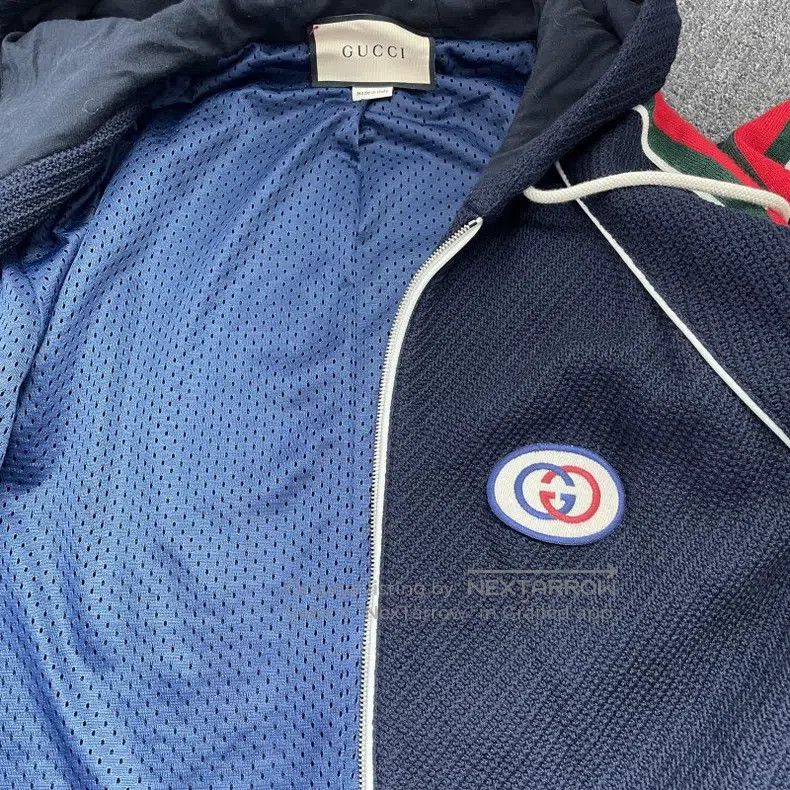Gucci Gucci SS22 Striped Logo Embroidered Woollen Casual Hooded Size US M / EU 48-50 / 2 - 4 Thumbnail