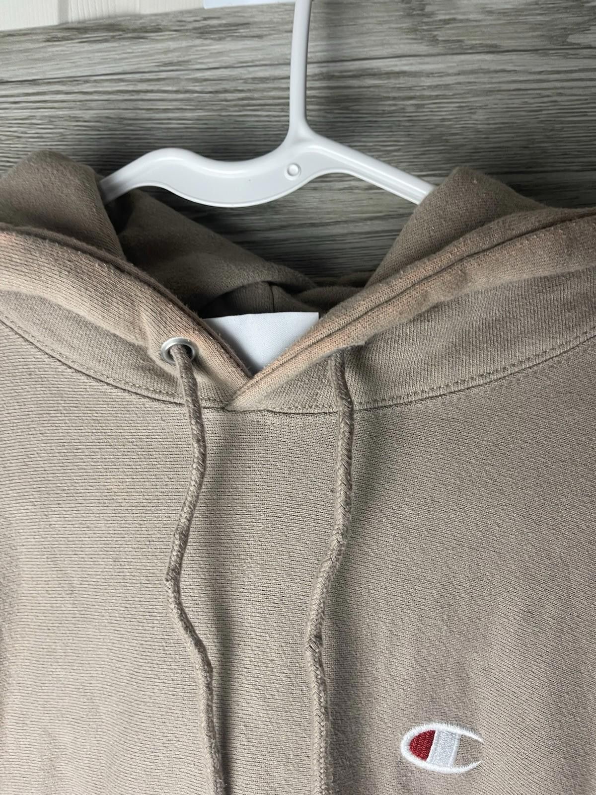 Champion Vintage Champion Men’s Hoodie Reverse Weave Pullover M Tan Size US S / EU 44-46 / 1 - 4 Thumbnail