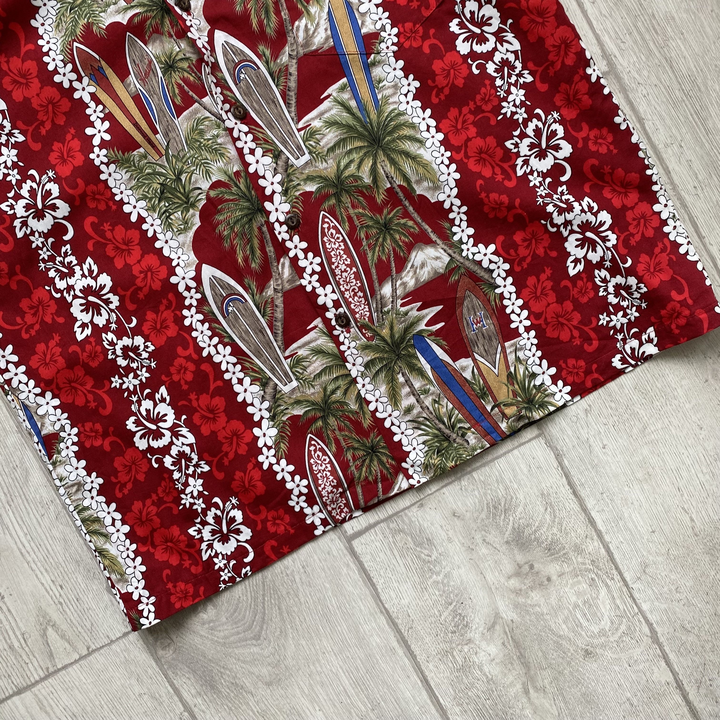 Vintage 🏄🏼‍♀️Vintage 90s Hawaiian Shirt Y2K Board logo Alohawear Size US L / EU 52-54 / 3 - 3 Thumbnail