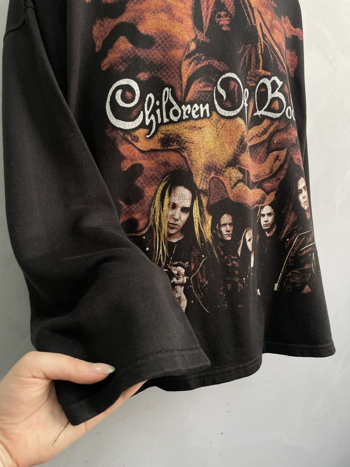 Band Tees Vintage children of bodom 90s Oversized Hoodie Size tour tee Size US L / EU 52-54 / 3 - 5 Thumbnail
