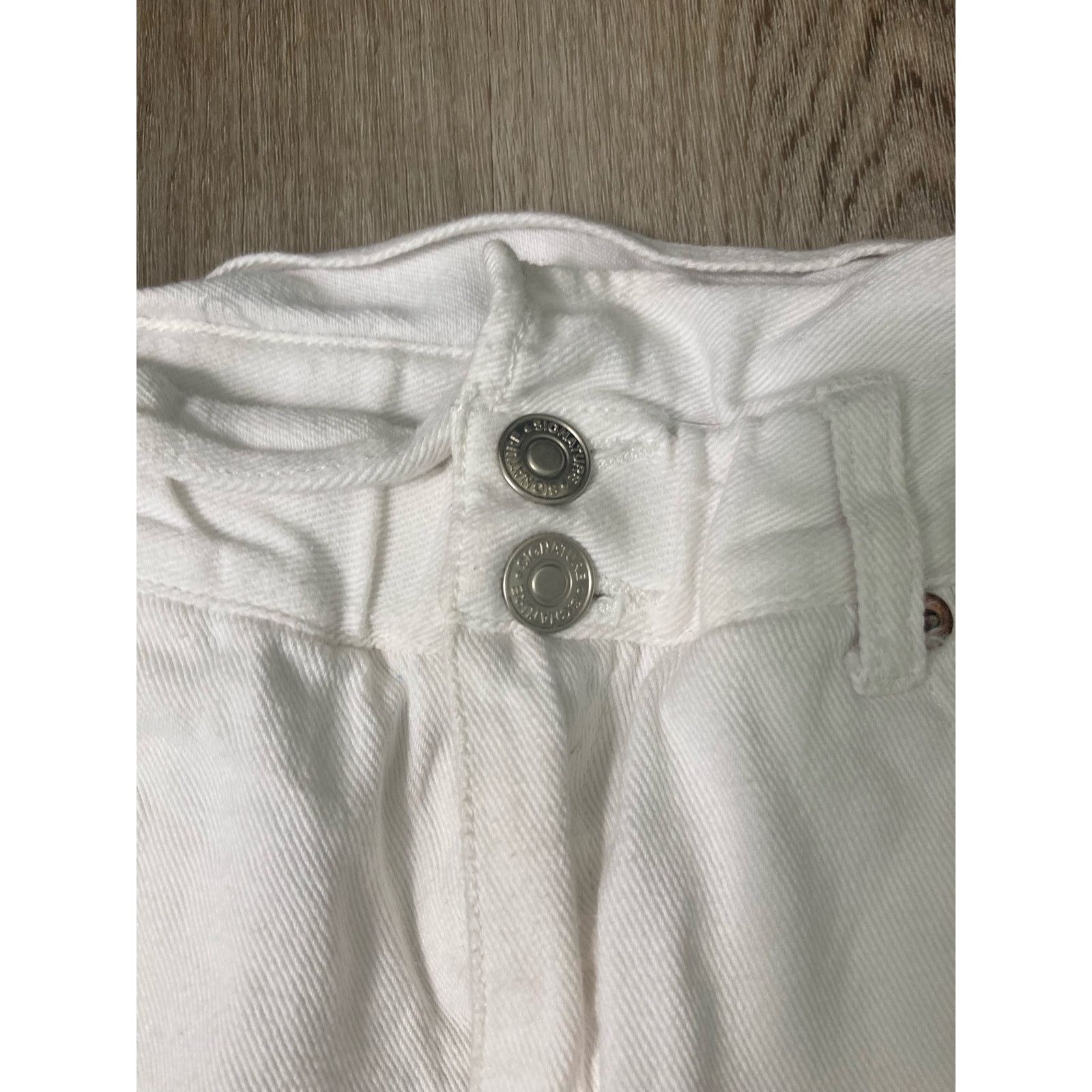 Other Women's White Denim Skirt S Casual Fashion Trendy Summer Size 26" / US 2 / IT 38 - 8 Thumbnail