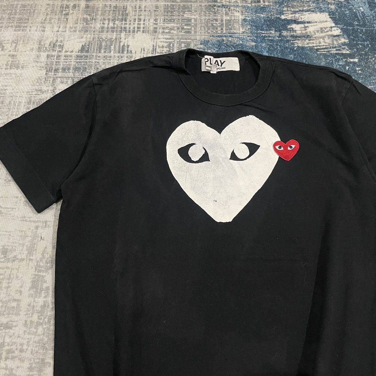 Comme des Garcons Comme Des Garçons Play Heart Logo cotton T-shirt Size US M / EU 48-50 / 2 - 2 Thumbnail