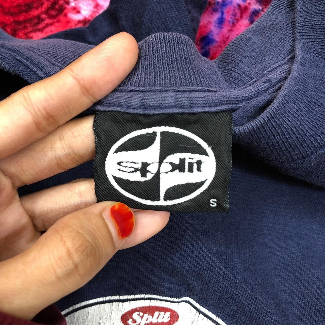 Split Vintage 1995 SPLIT 500 SKATEBOARD Mountain Surf Tee Shirt Size US S / EU 44-46 / 1 - 5 Thumbnail