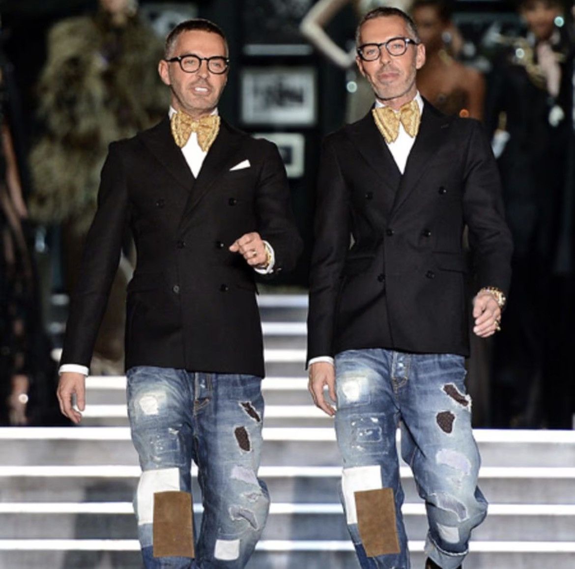 Dsquared2 Dsquared2 Runway Patchwork Denim super rare Size US 34 / EU 50 - 1 Thumbnail