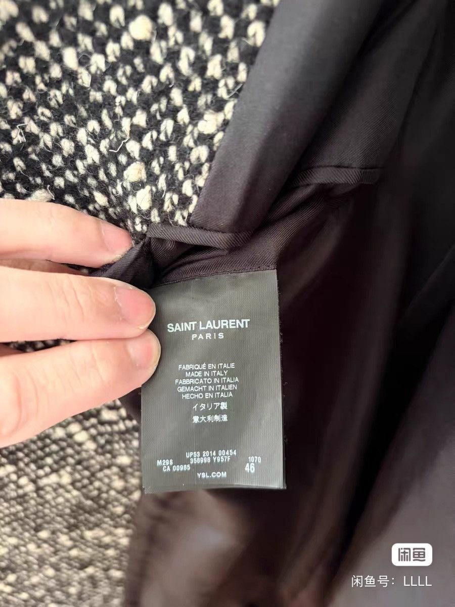 Saint Laurent Paris 2014 fw saint laurent tweed coat Size US S / EU 44-46 / 1 - 6 Thumbnail