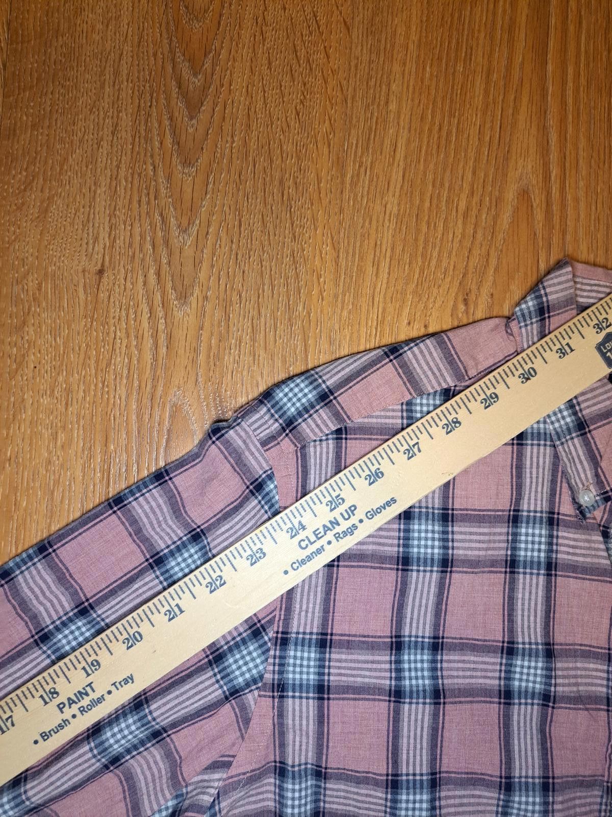 J.Crew J Crew Button Up Shirt Medium Pink Plaid Heathered Cotton Size US M / EU 48-50 / 2 - 7 Thumbnail