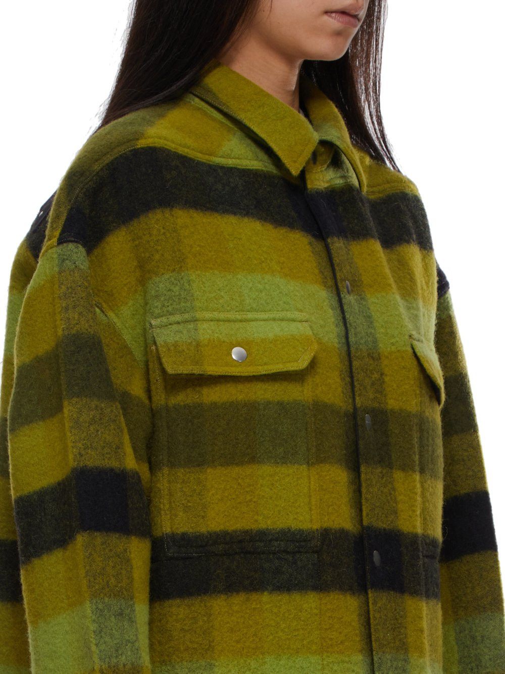 Rick Owens AW23 RICK OWENS "LUXOR" OVERSIZED OUTERSHIRT 40 Size US M / EU 48-50 / 2 - 12 Thumbnail