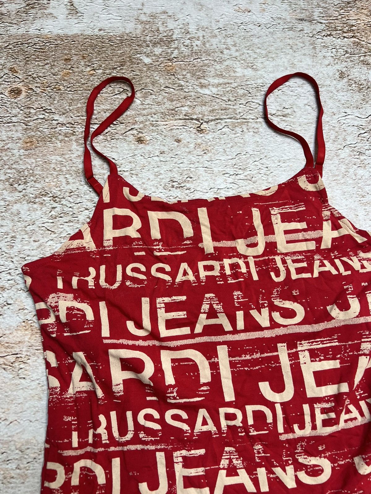 Trussardi × Vintage Trussardi vintage swim crop top Size S / US 4 / IT 40 - 4 Thumbnail