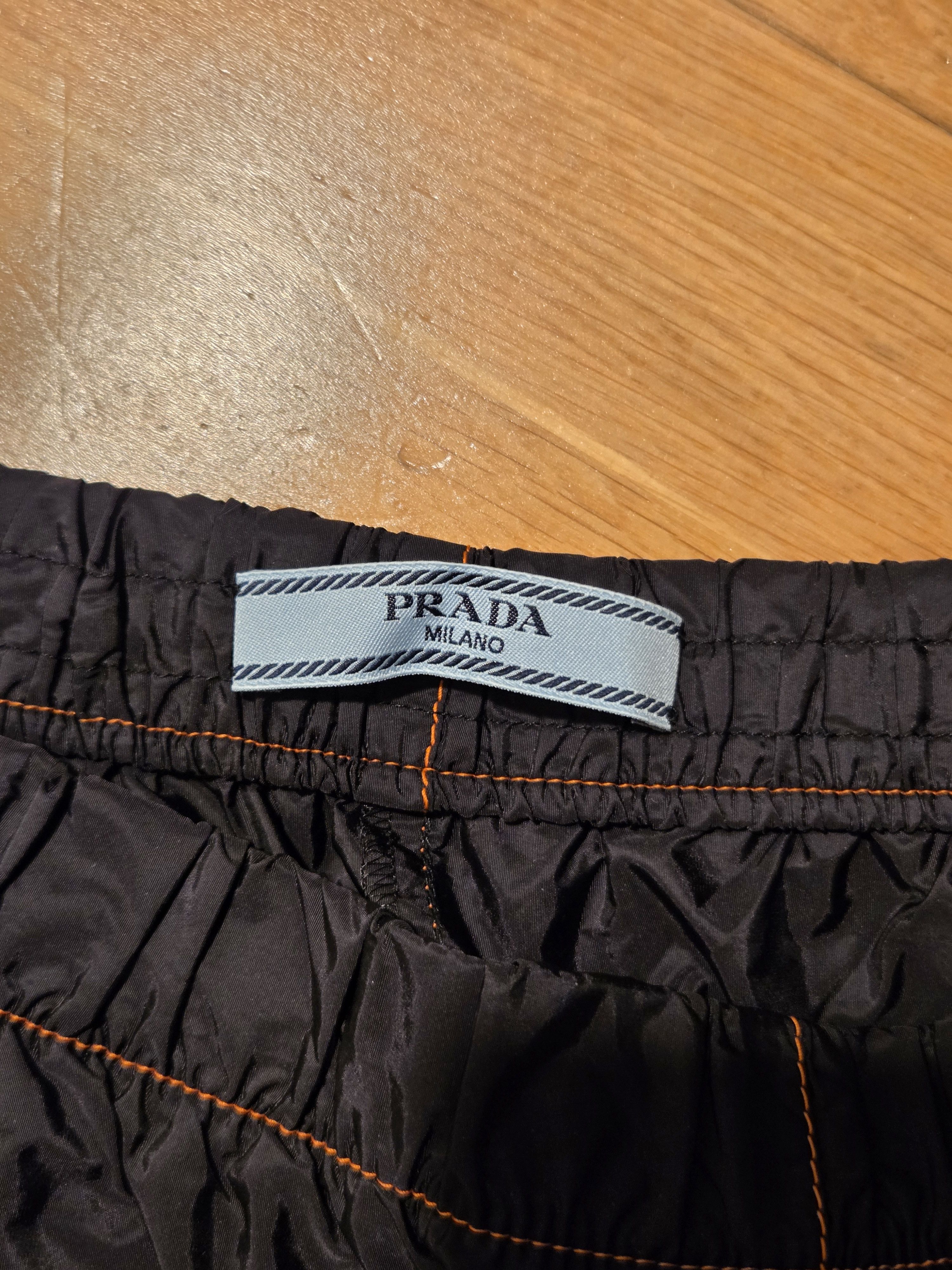 Prada SS17 Side Zip Nylon Track Pants Size 28" / US 6 / IT 42 - 3 Thumbnail
