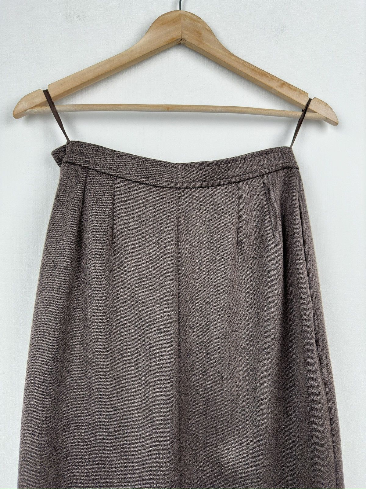 Saint Laurent Paris 80s SAINT LAURENT Rive Gauche by Tom Ford Wool Pencil Skirt Size 27" / US 4 / IT 40 - 9 Thumbnail
