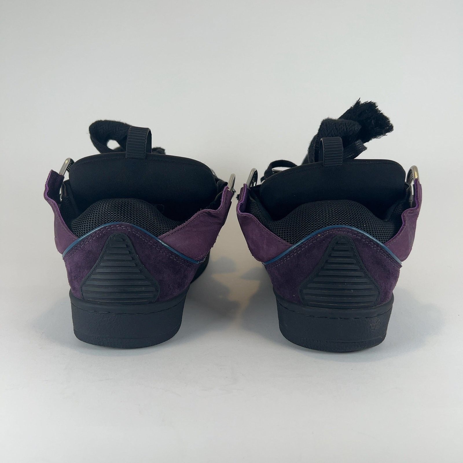 Lanvin Lanvin 'Curb' Suede Low-Top Sneakers Size US 7 / EU 40 - 11 Thumbnail