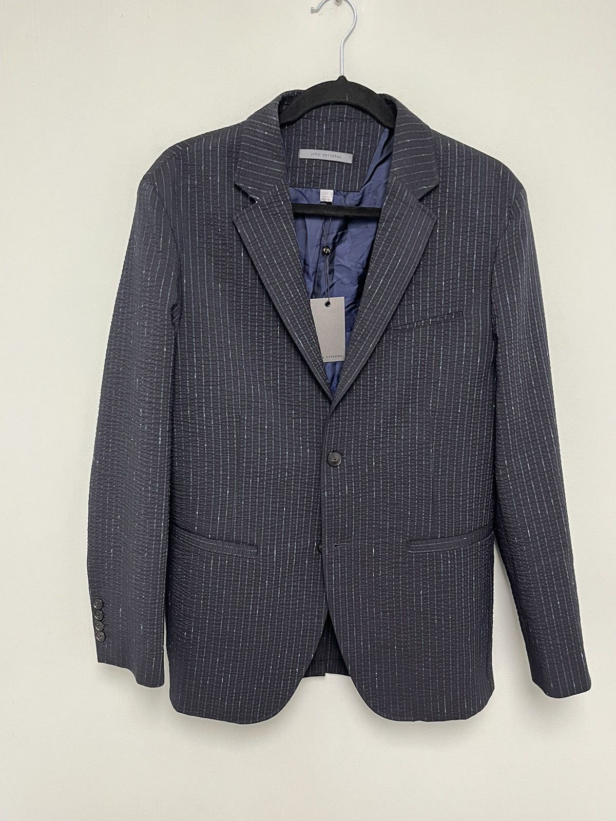 John Varvatos Seersucker Jacquard Jacket. 50 Size US M / EU 48-50 / 2 - 7 Thumbnail