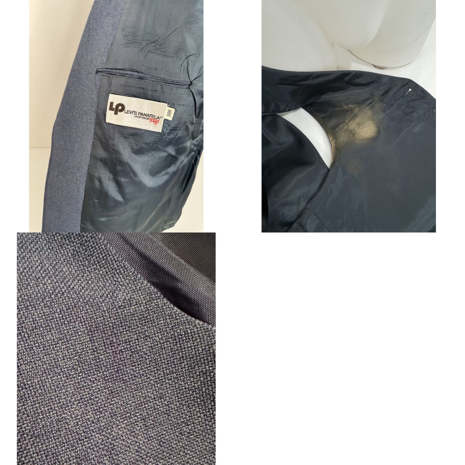 Levi's LEVI'S Panatela Vest & Blazer Vintage 2 Piece Mens 38 R Blue Jacket Shirt Style Womens? Mens Size US XXS / EU 40 - 8 Thumbnail