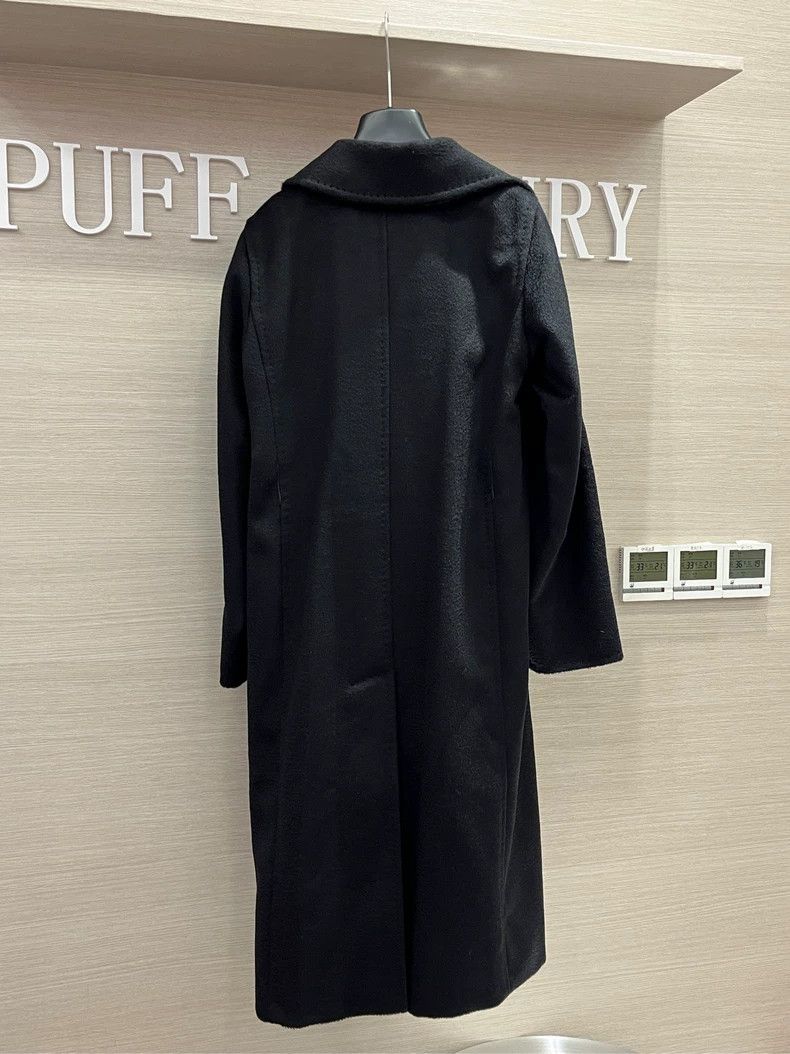 Other Max Mara Solid Long Lapel Tie Long Sleeve Coat Size S / US 4 / IT 40 - 9 Thumbnail
