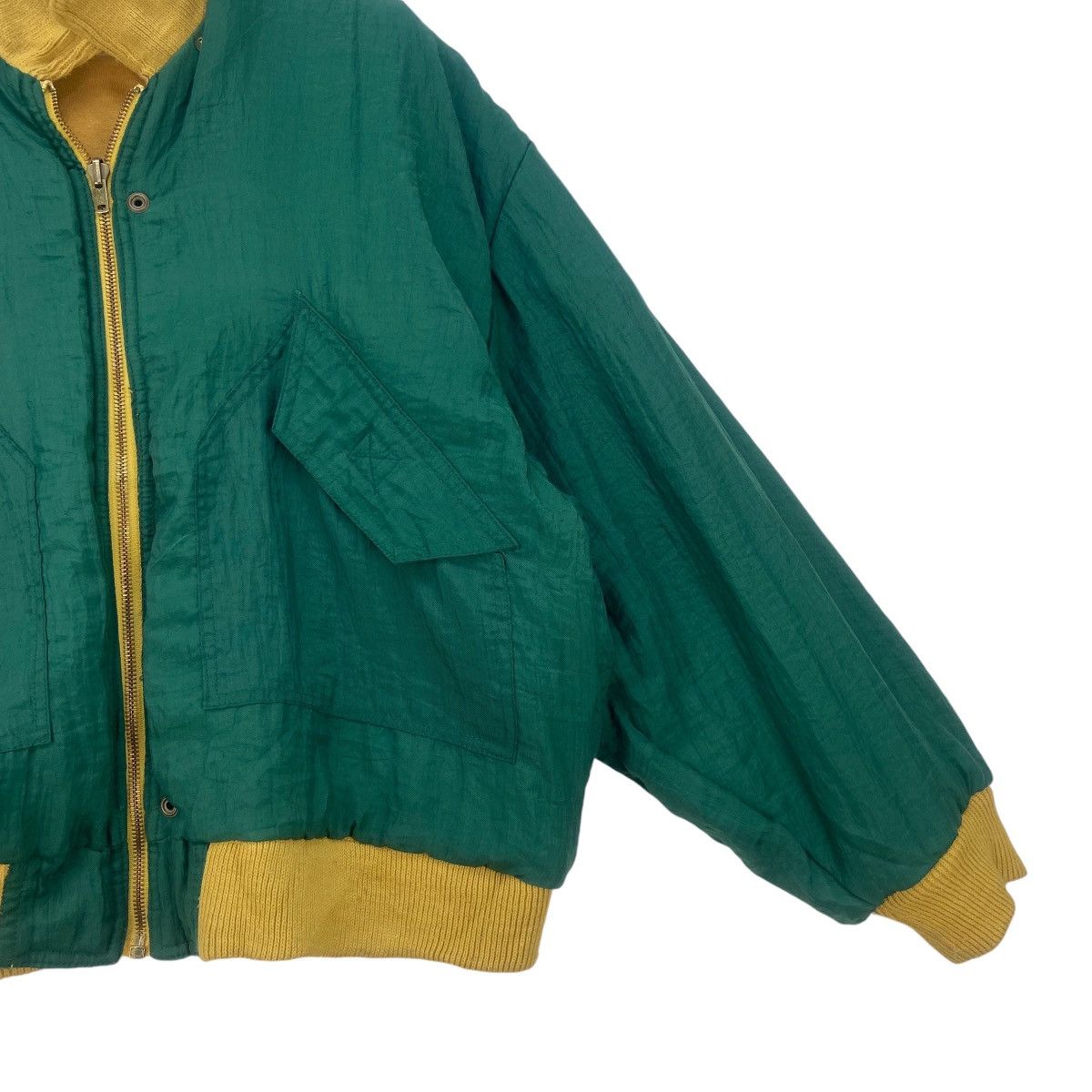 Vtg 90s Gallery Seamore Issey Miyake Inspired Bomber Style