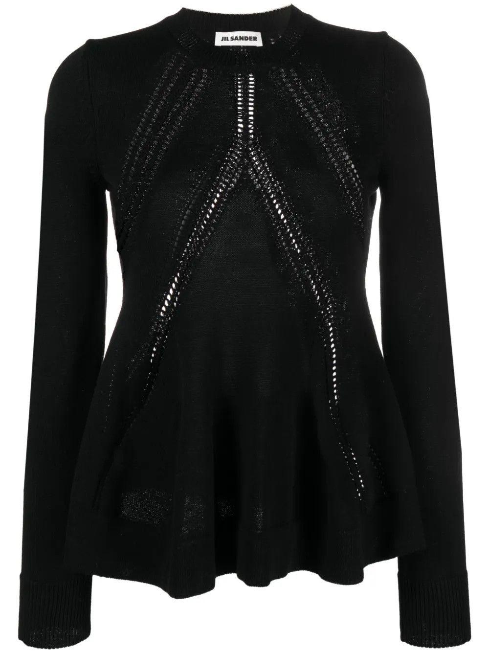 Jil Sander o1y1025 Sweater in Black Size XS / US 0-2 / IT 36-38 - 1 Thumbnail