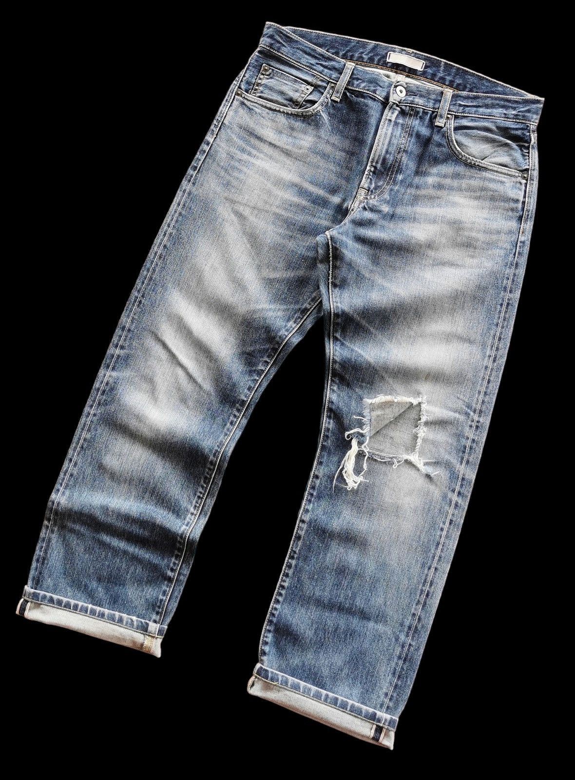 Undercover × Uniqlo Uniqlo Selvedge Distressed Style undercover Size US 32 / EU 48 - 1 Thumbnail