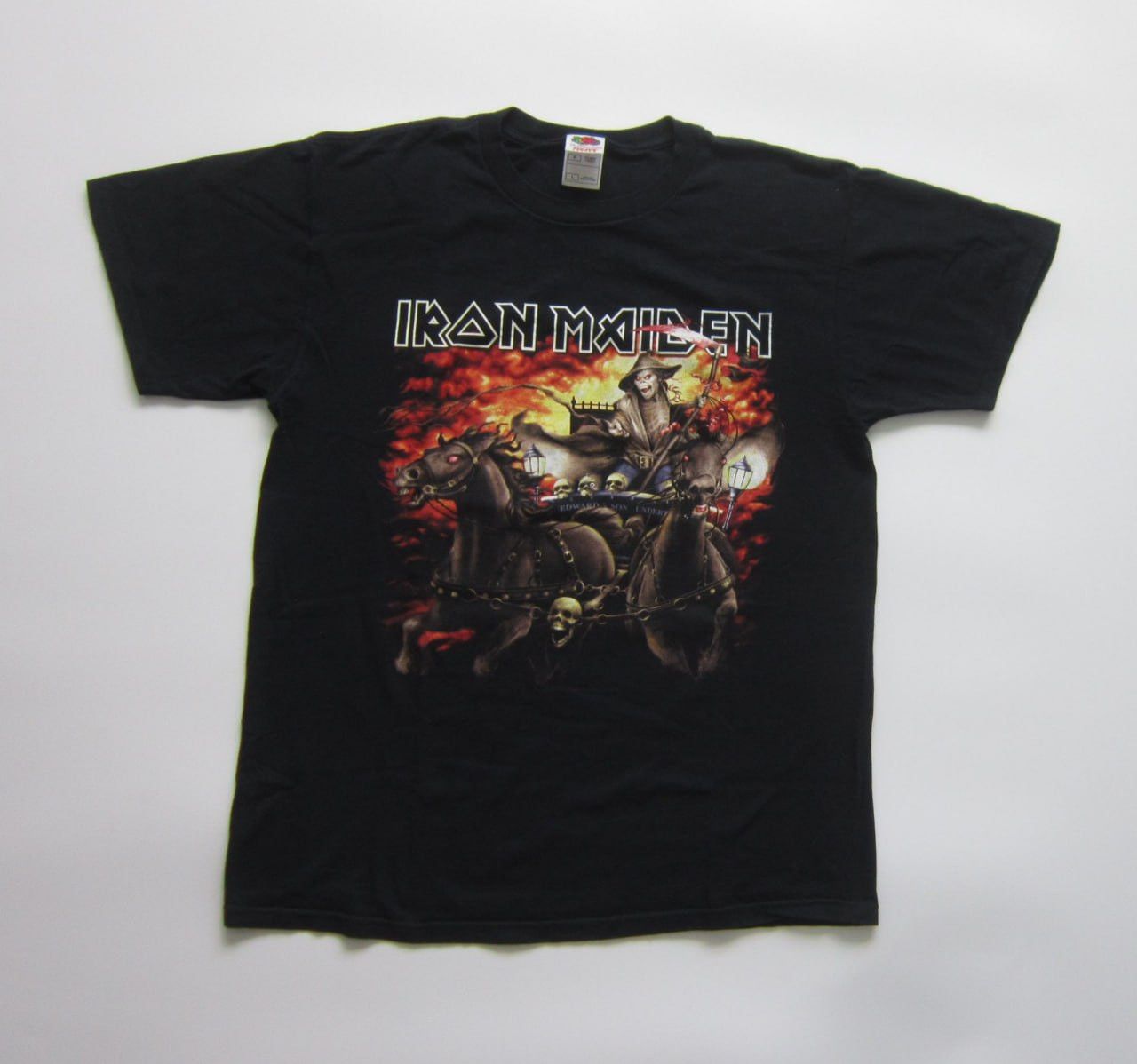 Vintage Iron Maiden Death On The Road 2005 Vintage T-Shirt Size US L / EU 52-54 / 3 - 1 Thumbnail