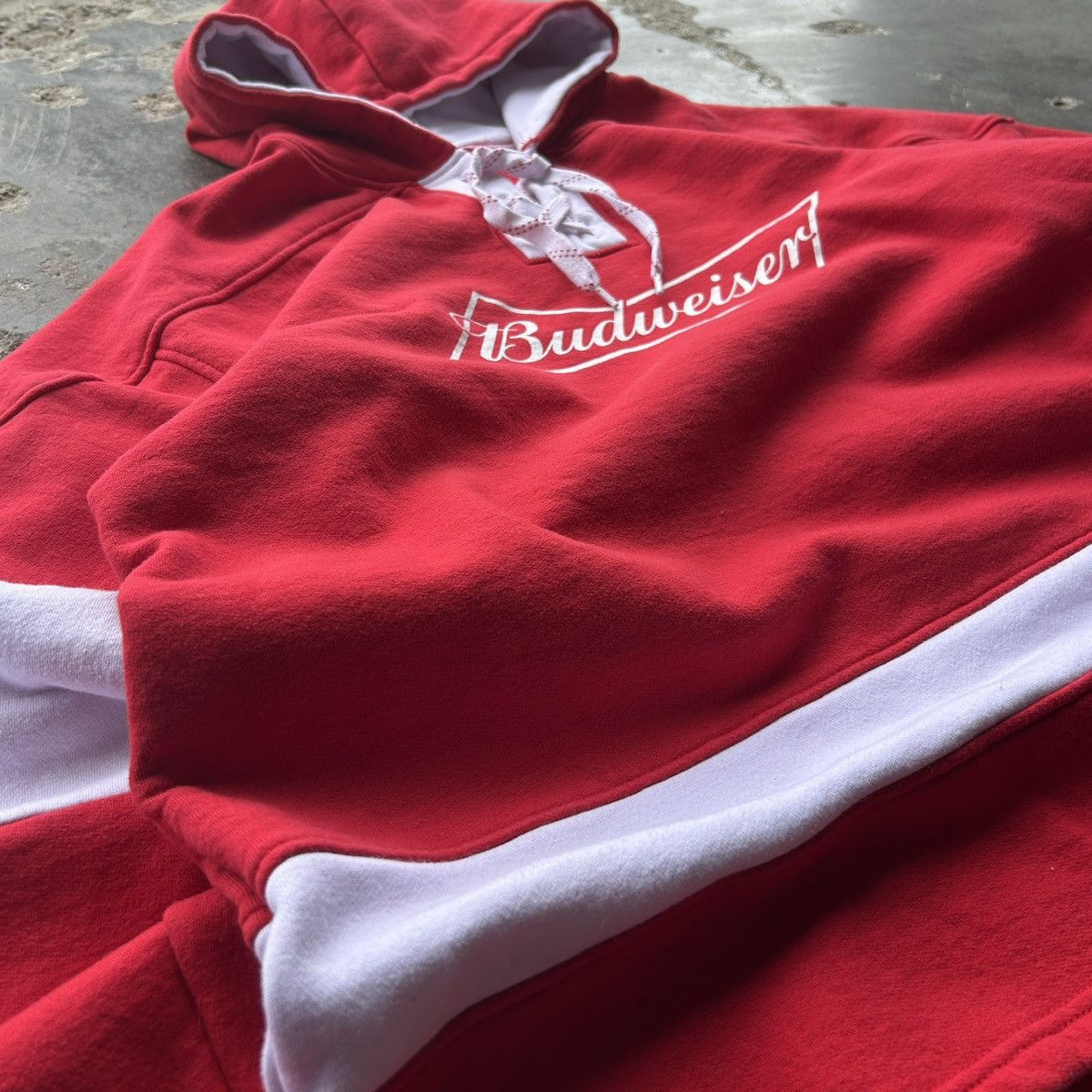 Budweiser Budweiser Jersey Hoodie Size US XL / EU 56 / 4 - 3 Thumbnail