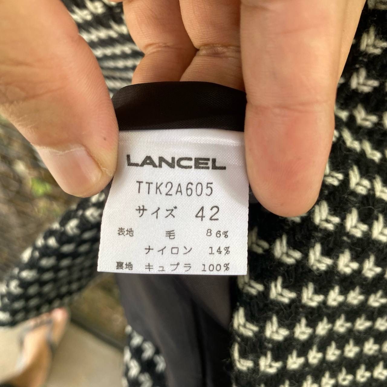 Lancel × Vintage Vintage Lancel Wool Coat Jacket Size M / US 6-8 / IT 42-44 - 6 Thumbnail