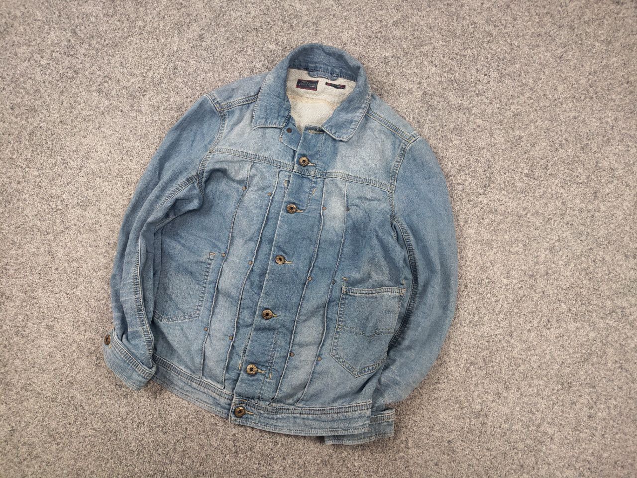 Diesel Vintage 90's Diesel Elshar Ne Juzicon denim stretch Jacket Size US S / EU 44-46 / 1 - 3 Thumbnail