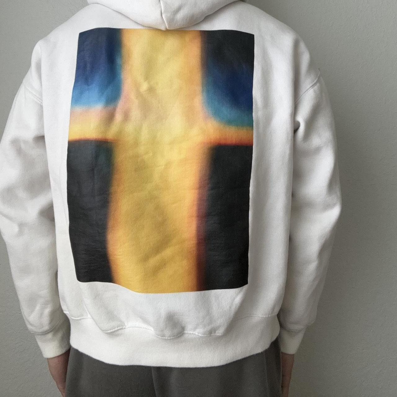 Fear of God Essentials Fear of God Graphics Boxy White Hoodie Size US L / EU 52-54 / 3 - 3 Thumbnail